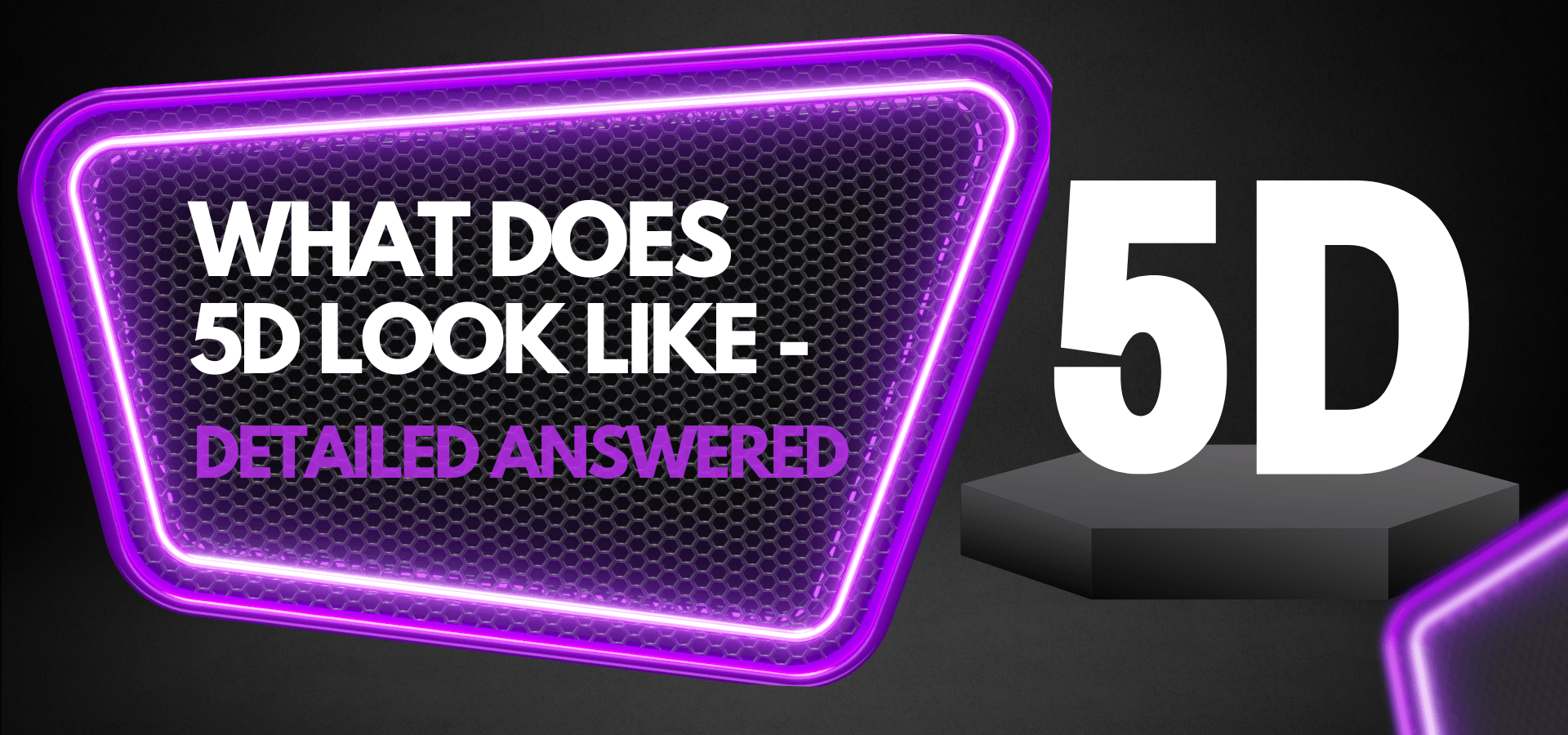 what does a 5 dimensional object look like