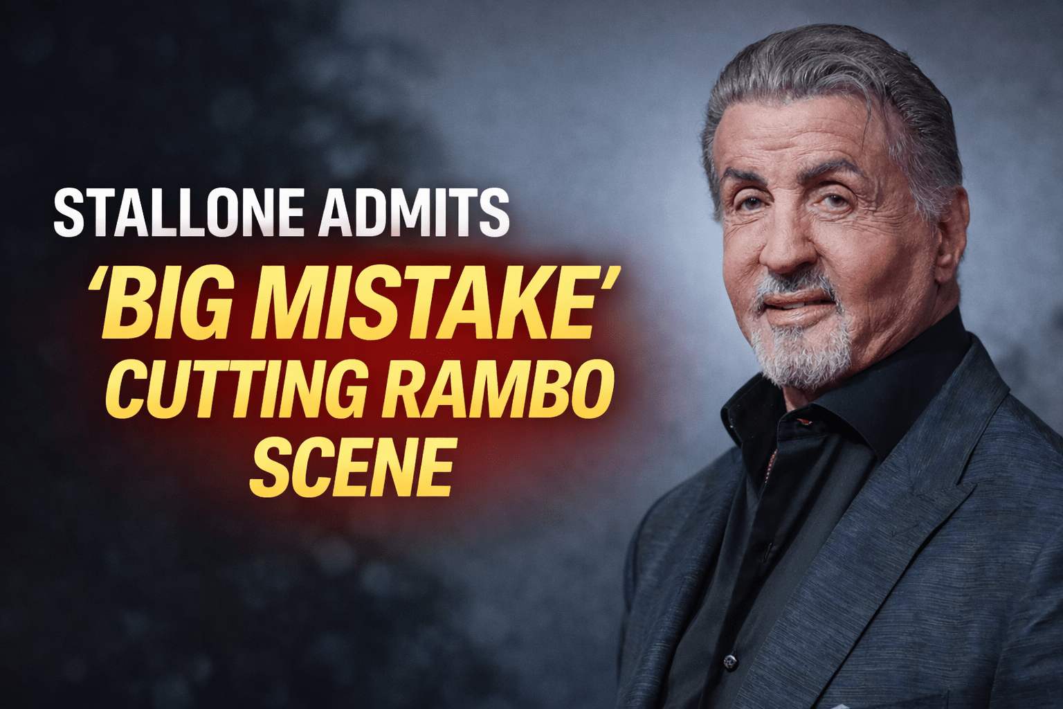 Stallone Admits 'Big Mistake' Cutting Rambo Scene: Sheriff vs. Rambo Was Actually Two Traumatized War Veterans Clashing