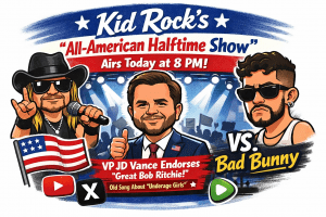 Kid Rock Halftime Show Live Tonight: Vance Endorses Amid Song Backlash